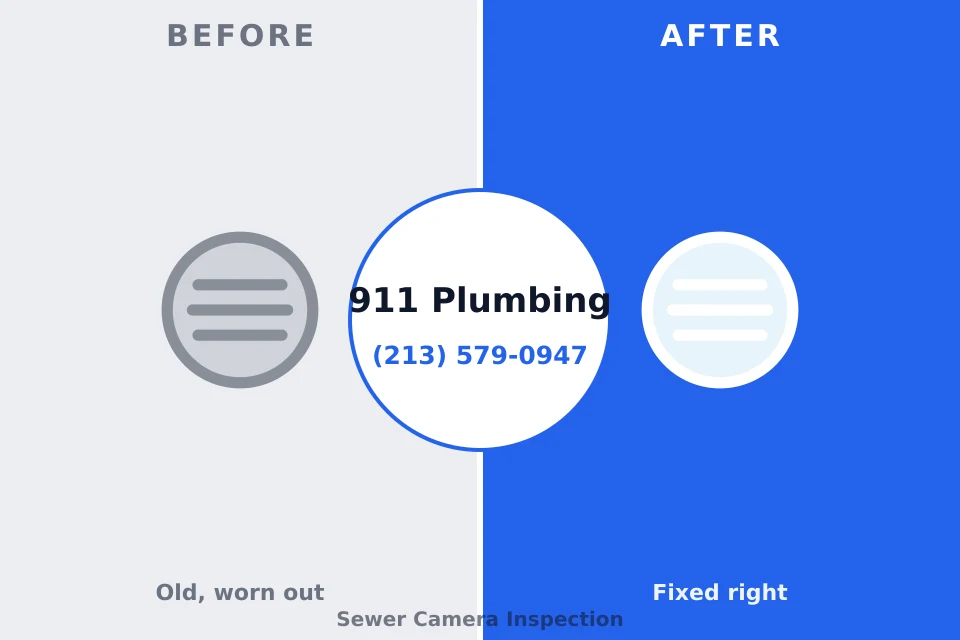 Before and after: plumbing repair Masaryktown, FL
